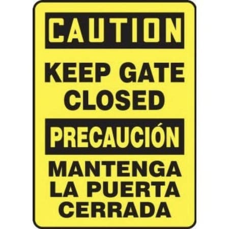 Accuform BILINGUAL OSHA CAUTION Safety Sign SBMABR611XP SBMABR611XP